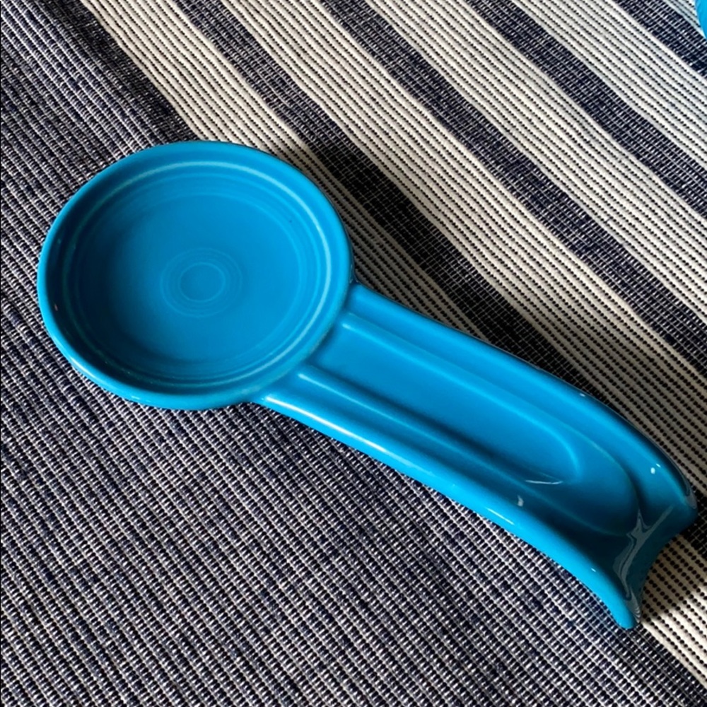 Fiestaware Spoon Rest Peacock Blue